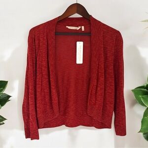 Soft Surroundings Red Cardigan
